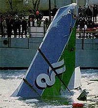 Vertical Fin of Palm 90 (Wikipedia). Langley Flying School.