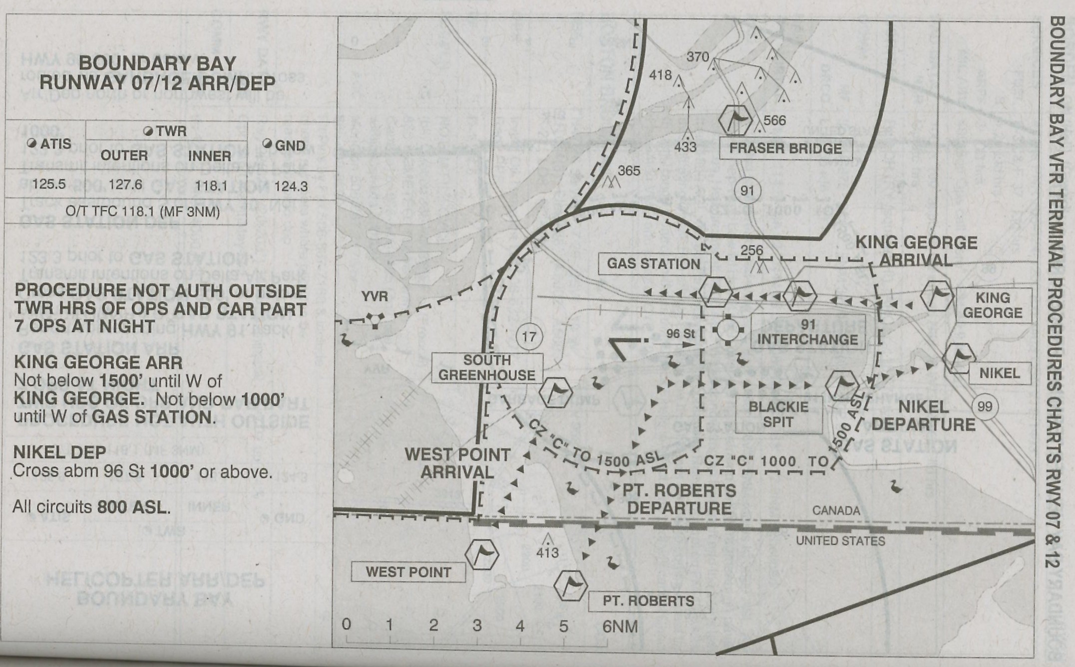 Boundary Bay Airport (Canada Flight Supplement), Langley Flying School.