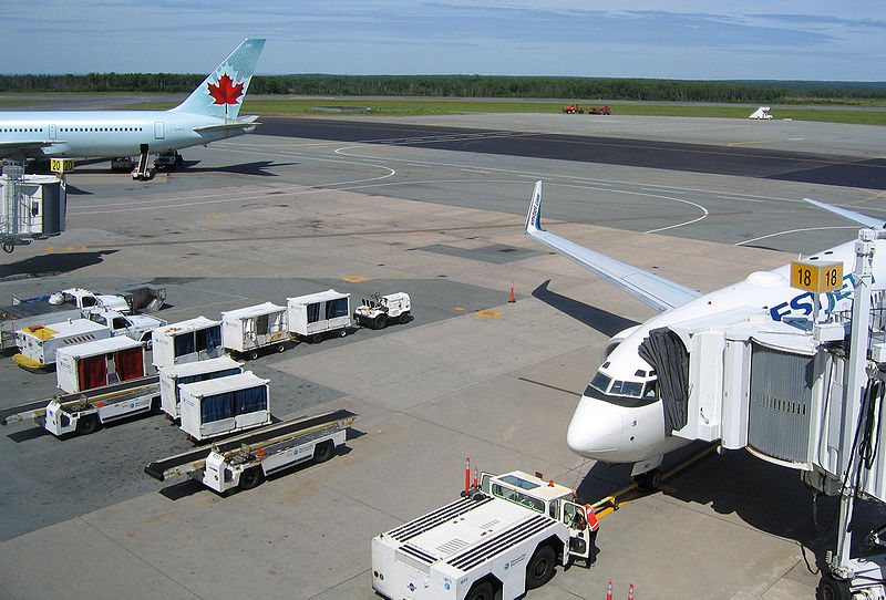 Halifax Airport apron. Courtesy Wikipedia. Langley Flying School.