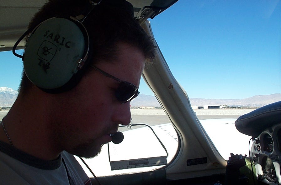 Pretakeoff checklist. Langley Flying School.